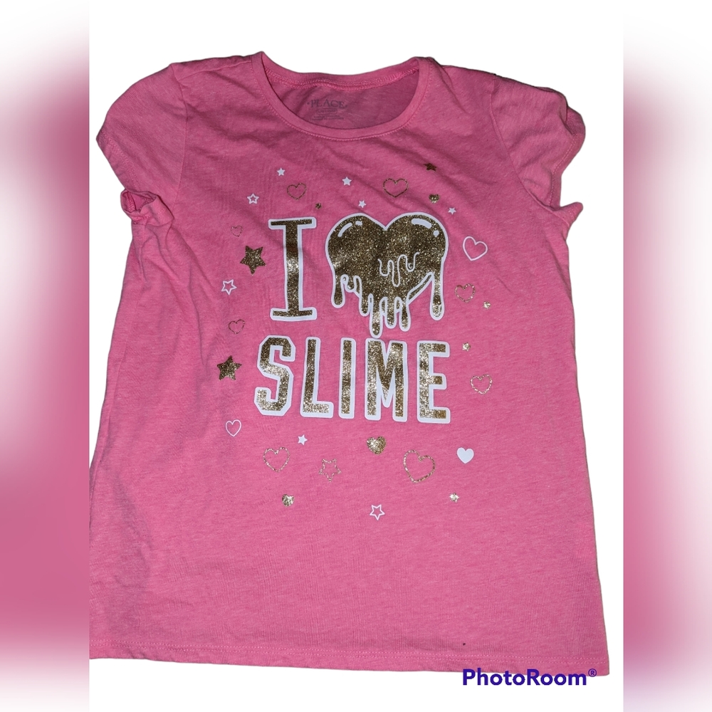 Girls pink graphic tee shirt
